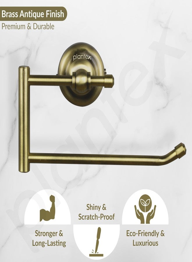 Plantex 304 Grade Stainless Steel Napkin Hanger for Wash Basin/Towel Holder for Bathroom/Towel Ring/Bathroom Accessories - Skyllo (Antique) - Image 4
